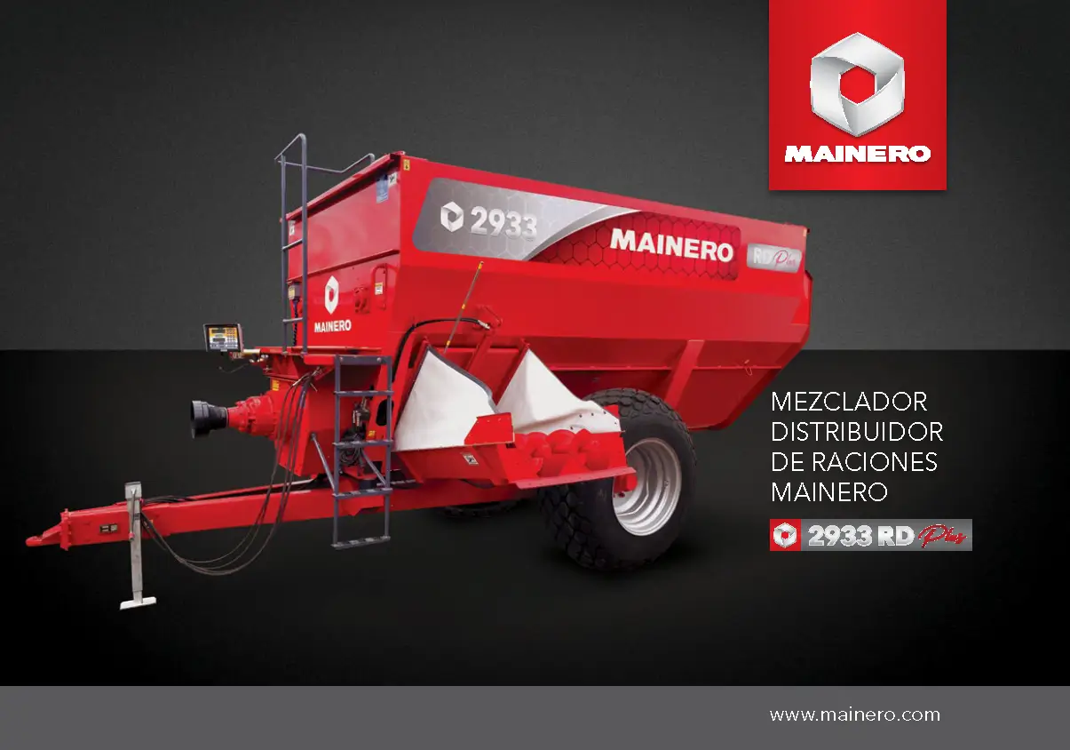 Mezclador Distribuidor de Raciones Mainero 2933 RD PLUS